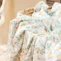 Kangobaby Muslin Swaddle Blankets Neutral Woodland Baby Swaddling Wrap Nursery Receiving Blanket for Boys & Girls Unisex