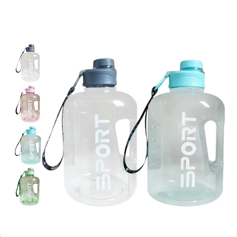 Super Large Capacity Wholesale Large Capacity Ton Bucket BPA Free Astic Big Belly Cup  Resistance Summer Fitness Sports Kettle