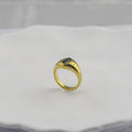 Personal Zed Jewelry Stainless Steel Rings Jewelry Women Black Zircon Charm Finger Ring