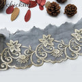 Wholesale 9.5cm Eco-Friendly Black Mesh Lace Trim Embroidered Tulle Lace for Wedding Dress Lolita Skirt Decoration WB02
