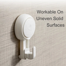 No Glue Tool Free Strong Removable Wall Hook Powerful ABS Vacuum Suction Cup for Bathroom Car Door Things Hanging (AW554)