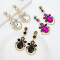 Flower Rhinestone Earring 2021 Dangle Drop Earrings Crystal Earings Beautiful Stones Statement Luxury Sparkly Jewelry