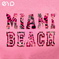 EYD Heat Transfer Designs Flowers Ready to Print Chenille Colorful Logo Custom Heat Transfer for T-Shirts