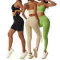 RUIQUWIN Custom Women Seamless Yoga Set Gym Fitness Sets Yoga Suit Sports Bra Yoga Leggings Workout Clothing