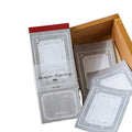 50 Sheets Per Pack Embossed Line Note Pads Tosca Serenade Series Handbook Decorative Underlay 6