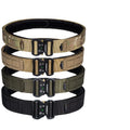 IDOGEAR 2" Laser Cutting Hunting Nylon Camo Duty Belt Tactical Belt Molle Combat Belt with Fast Release Metal Buckle