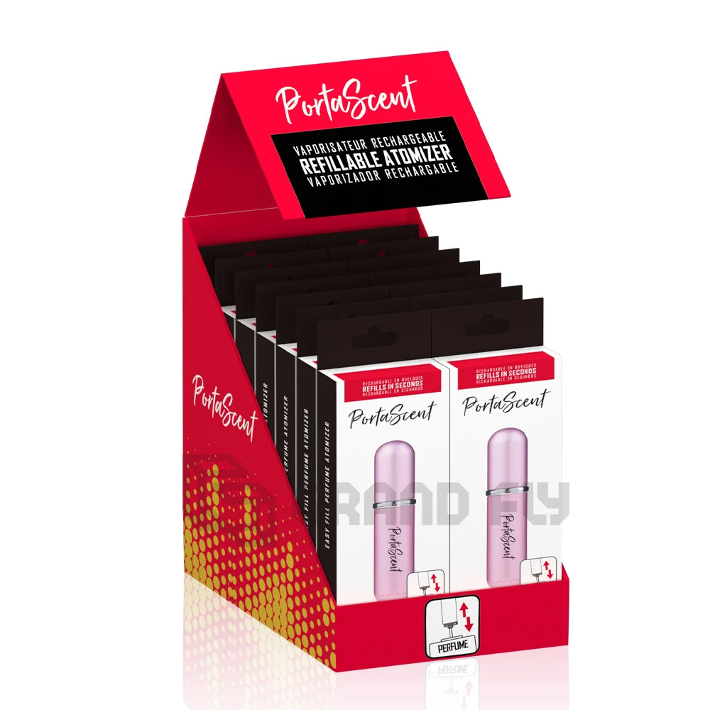 Custom Advertising Paper Lip Balm Display Box Cardboard Nail Perfume Counter Display Box