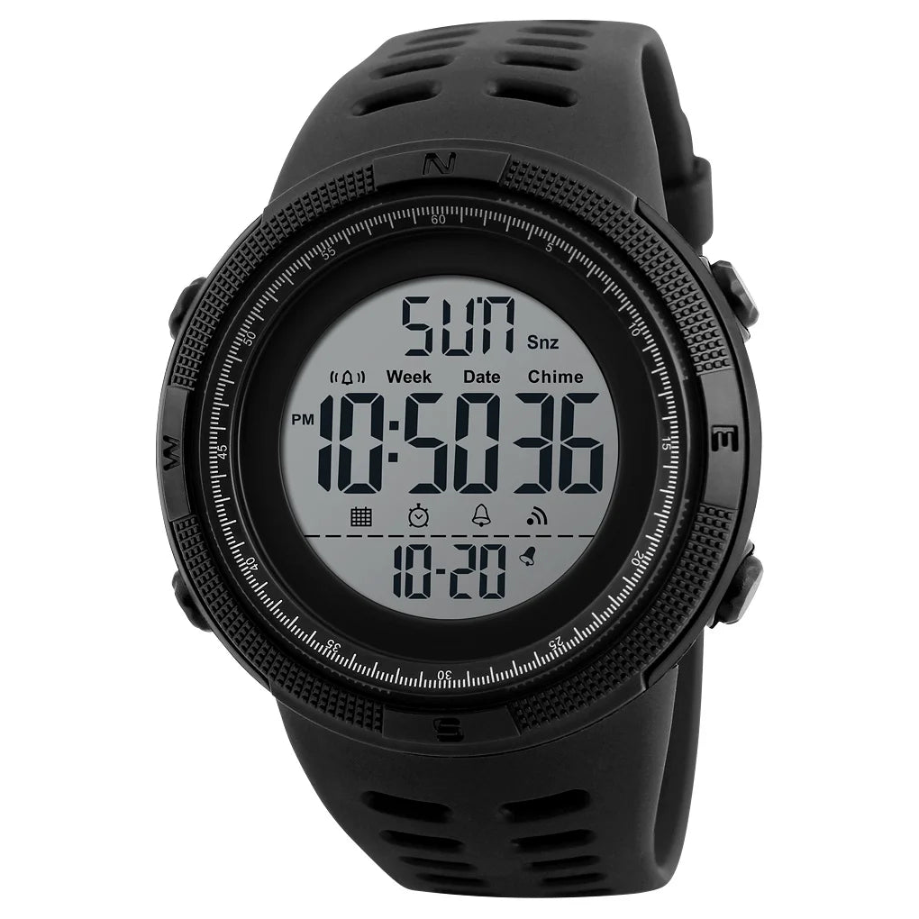 Relojes-Hombr Al Por Mayor Skmei 1251 Digital Watch Led Sports Watch Men Waterproof
