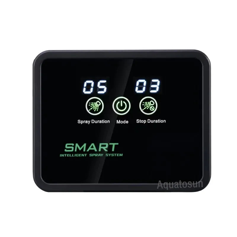 Mini Intelligent LCD Screen Automatic Reptile Fogger Terrarium Mist System Cycle Timing CE Certified 5V ABS Material MIS Brand