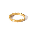 Classic Chain Oval Bead Finger Rings Waterproof Rings Best Selling 18K Stainless Steel for Women Trendy Opp Bag Geometric CN;ZHE
