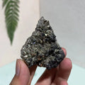 High Quality Natural Crystal Specimen Shiny Triangle Druzy Pyrite for Decoration