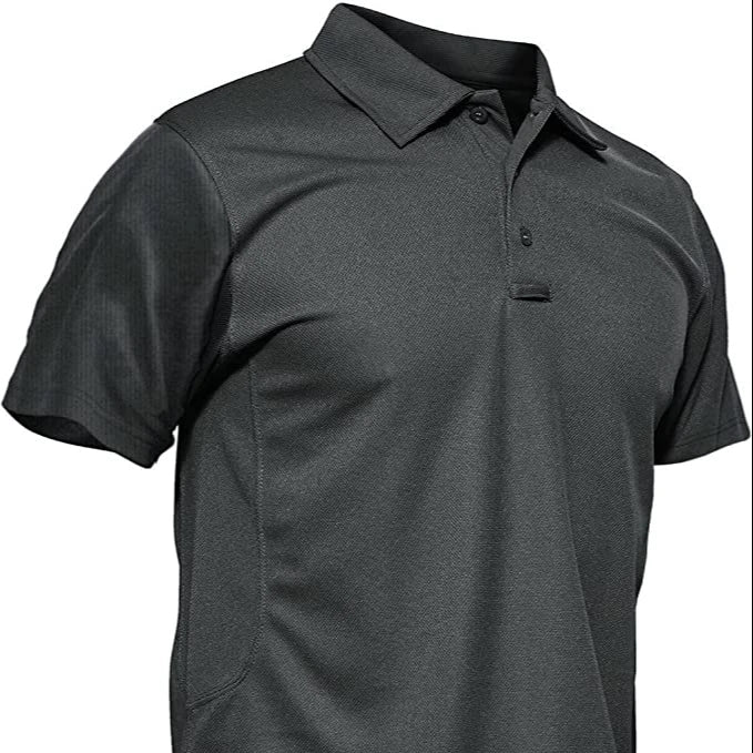 Men's Polo Shirt Quick Dry Performance Long and Short Sleeve Tactical Shirts Pique Jersey Golf Shirt