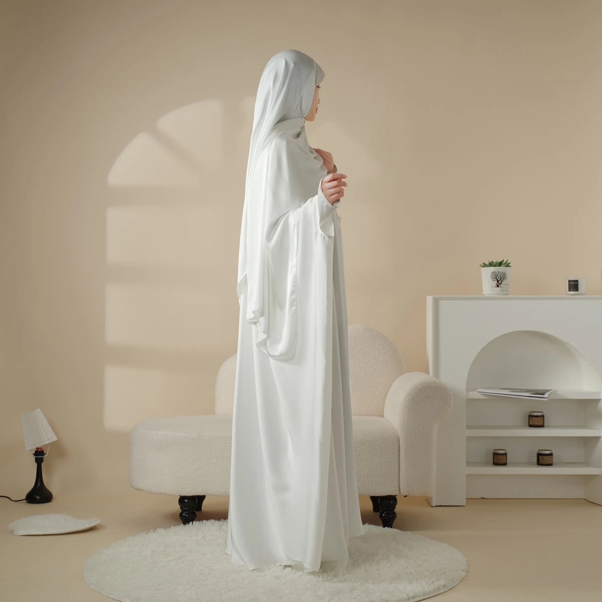 New Style Multicolored Muslim Prayer Jilbab Abaya Long Khimar Full Ramadan Niqab Women Hijab Dress