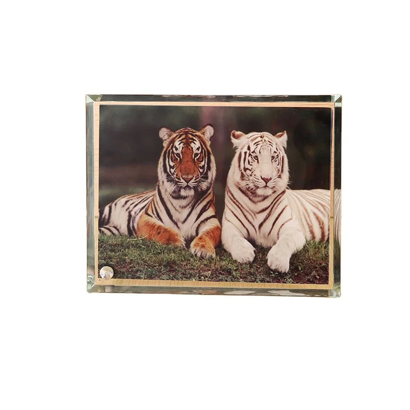 BL-02 180x130x10mm Sublimation Glass Photo Frame for Christmas/Home Decor