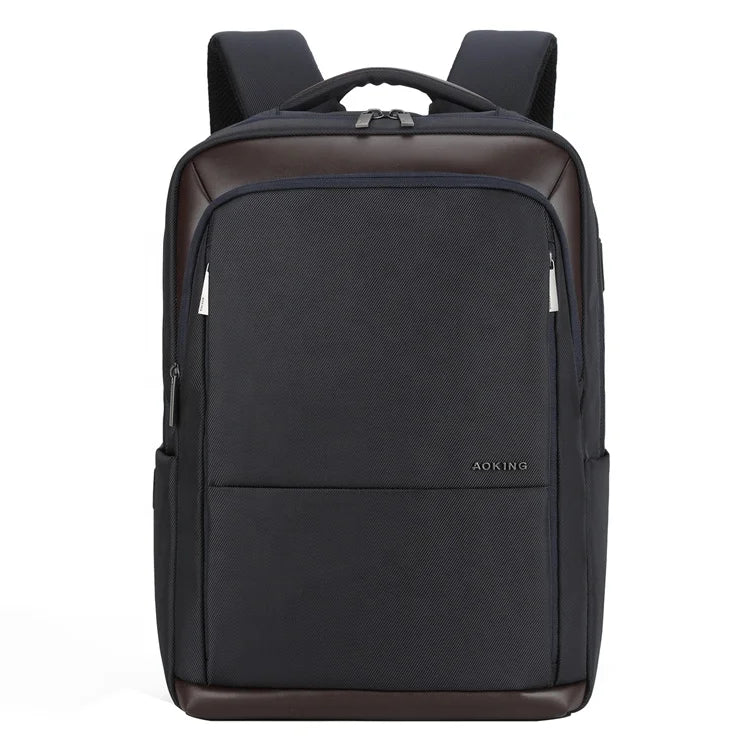 Custom Printed USB Smart Men's Business Laptop Backpack Ergonomic Design Anti-Theft Mochilas Escolares Zipper Polyester for Boys