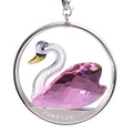 Crystal Car Hanging Ornament Crystal Swan Christmas Gift Decoration