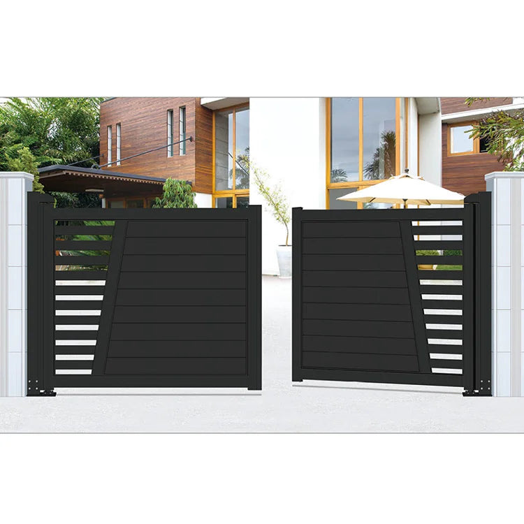 Outdoor Garden Laser Cut Electronic 7M Sliding Gates for House Decoration