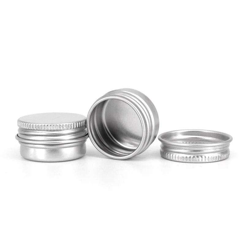Round Screw Top Mini Cosmetic Containers Colorful Printing Metal Tins Lipstick Cosmetic Packaging Tin Can