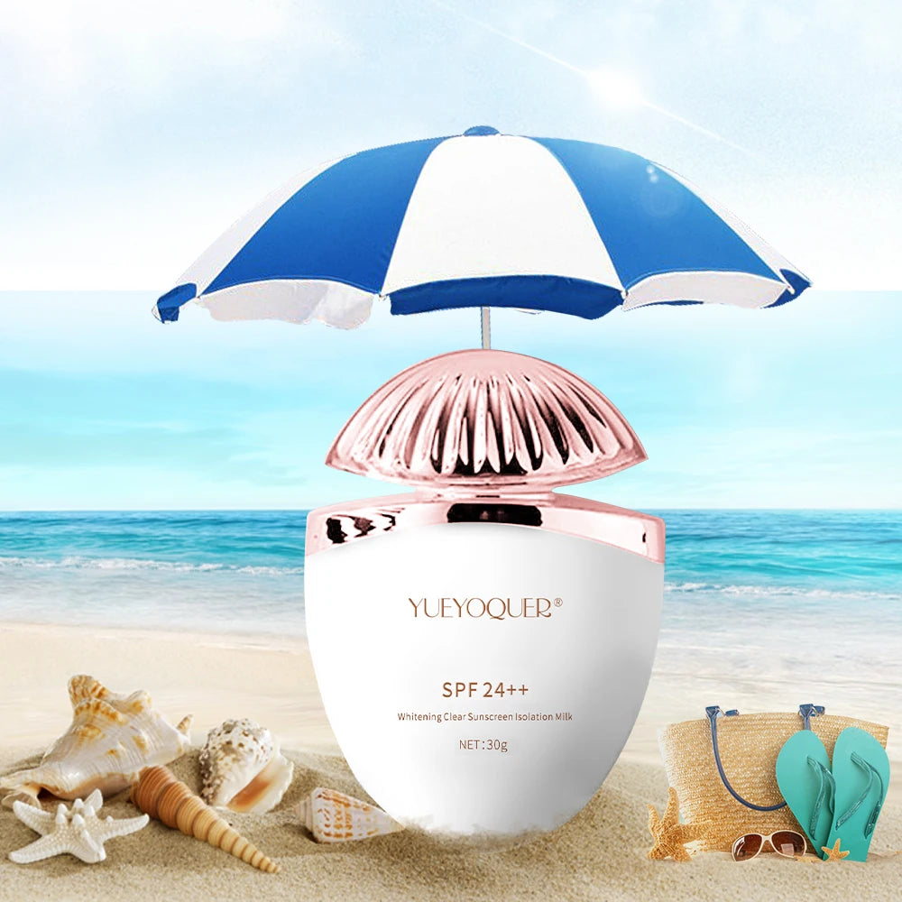 OEM/ODM Face Skin Care Sunscreen Cream Whitening Sunblock Sun Screen Lotion Private Label Summer Female Sun Protection