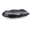 Wholesale Restaurant Dinnerware Sushi Serving 11 Inch Black Shinny Melamine Dinner Plate