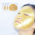 Whitening Hydrogel Gold Facial Sheet Crystal Mask Travel Size Centella Asiatica Extract Skin Care for Face Use