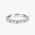 Ailmay Genuine 925 Sterling Silver Classic Luxury Full Cubic Zirconia Finger Rings for Women Classic Wedding Statement Jewelry