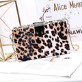 Hot Sale Fashion PU Clutch Bag Animal Printing Leopard Women Handbag