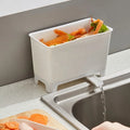 2026 New Kitchen Countertop Drain Trash Can Food Residue Filter Storage Box Removable and Washable Drainage Small Trash Can