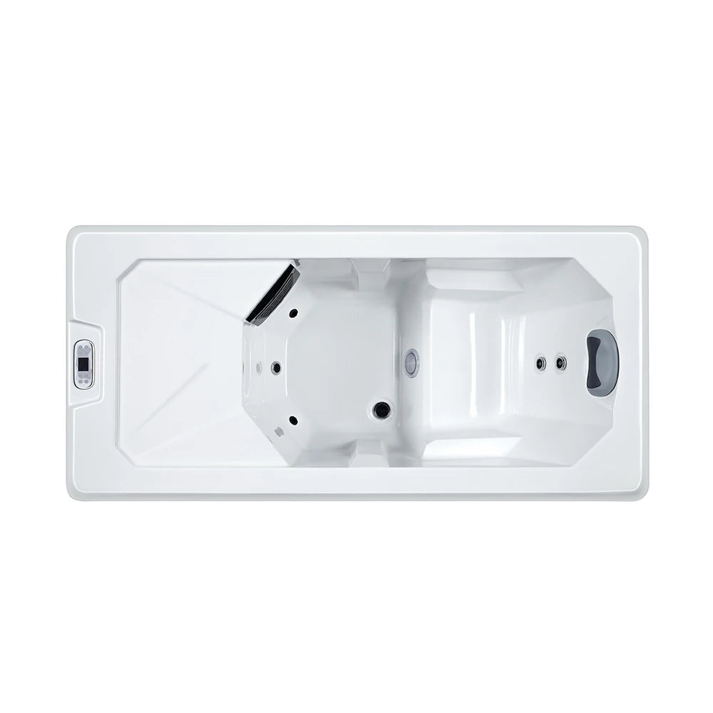 Sunrans New Design Freestanding Outdoor Ice Bath Tub Body Relaxing Cold Plunge Tub with Chiller and Filter