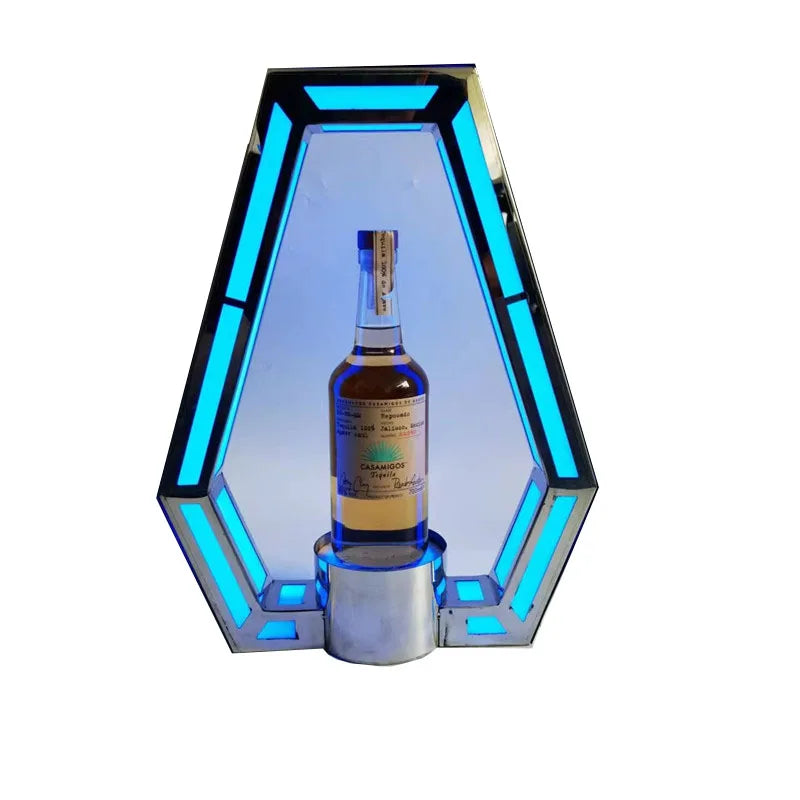 Rechargeable Remote Controlled Moet Champagne LED Bottle Presenter Carrier Glorifier Display for Night Club