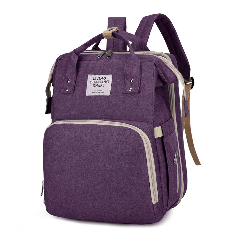 Custom MultiFunctional Quilted Vegan Modern Novel Design Low Price Diaper Bag Organizer Nappy Backpack Mommy Diaper Bag