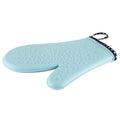 Customized Dot Silicone Baking Short Wrap Gloves Thickened Microwave Oven Kitchen Insulated Two Finger Cotton Gloves