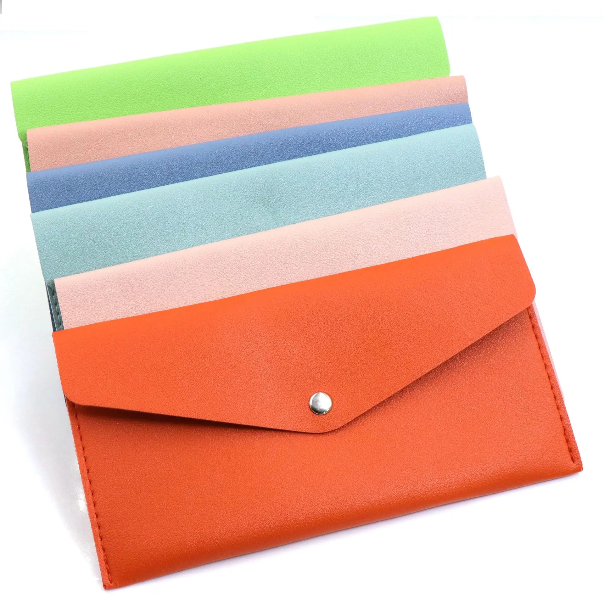 Portable PU Makeup Brush Storage Bag Envelope Style for 5-15 Brushes Convenient and Stylish Makeup Tool Organization