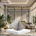 Hometextile Polyester PVC Vertical Blinds Sunscreen Roller Blinds 5% Openness Flame Retardant Blackout Curtain Fabric Woven 1080