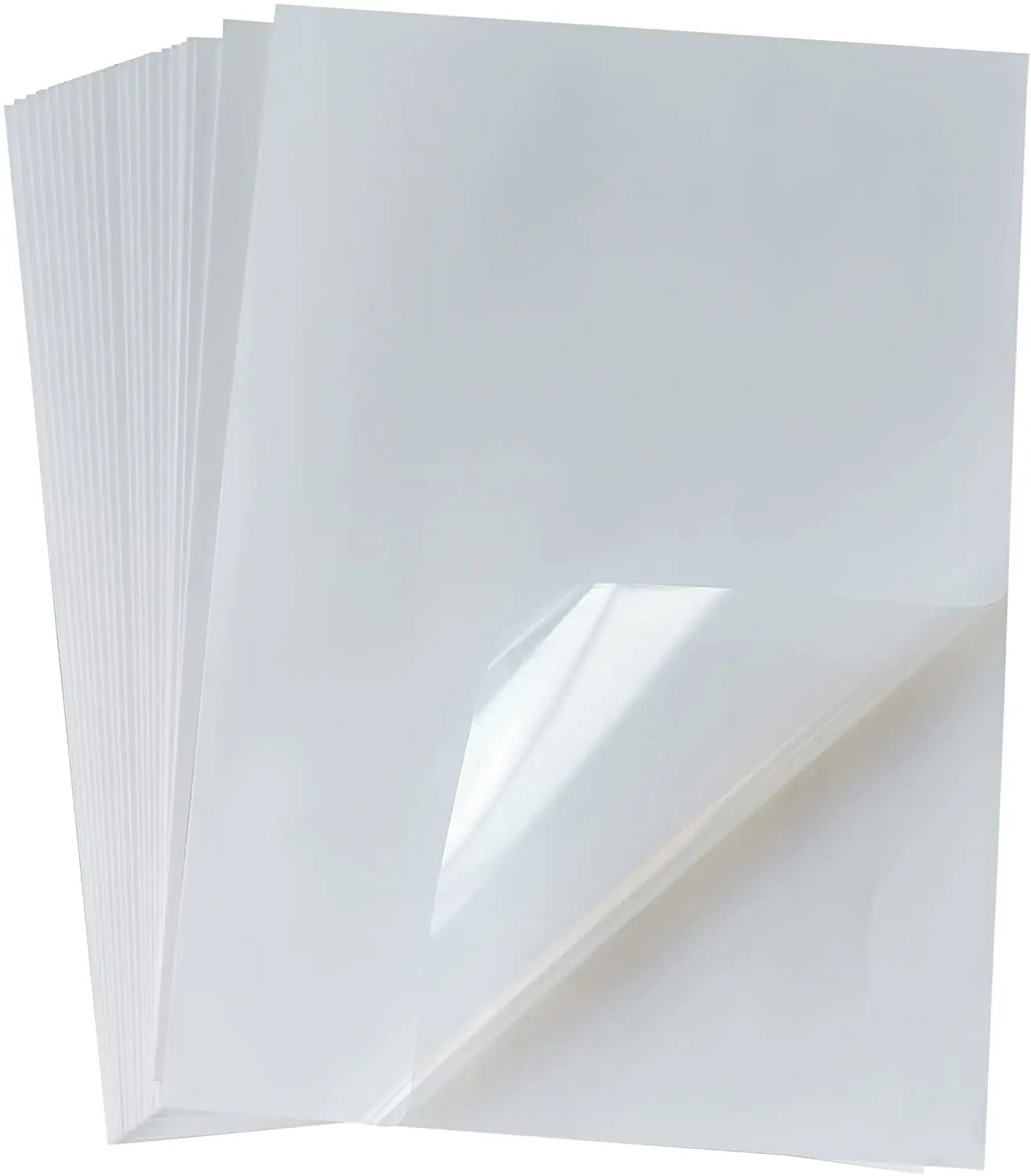 YESION Wholesale Printable PET A4 Blank Self Adhesive Clear Film Sheet Vinyl Sticker Label Paper for Inkjet Printer A3 8.5"x11"