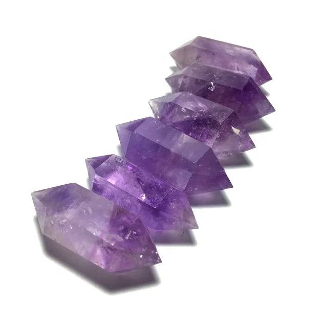 Wholesale Natural Crystal Tower Double Terminated Amethyst Quartz Points for Healing