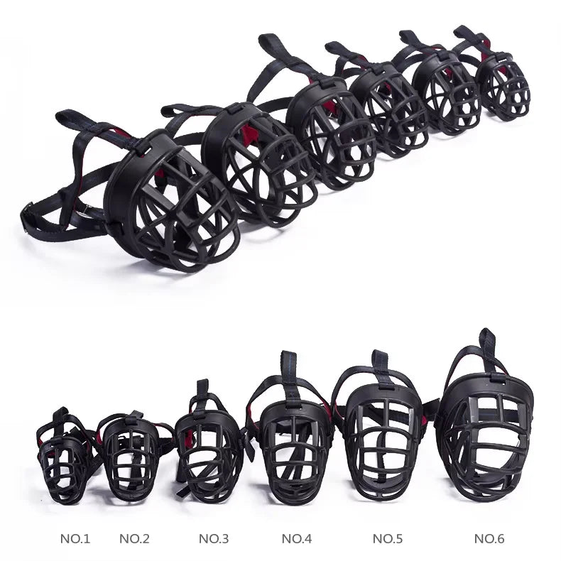 Adjustable Heavy-Duty Muzzle for Powerful Dogs - Anti-Bite & Anti-Scavenging Basket Muzzle for Training and Safety