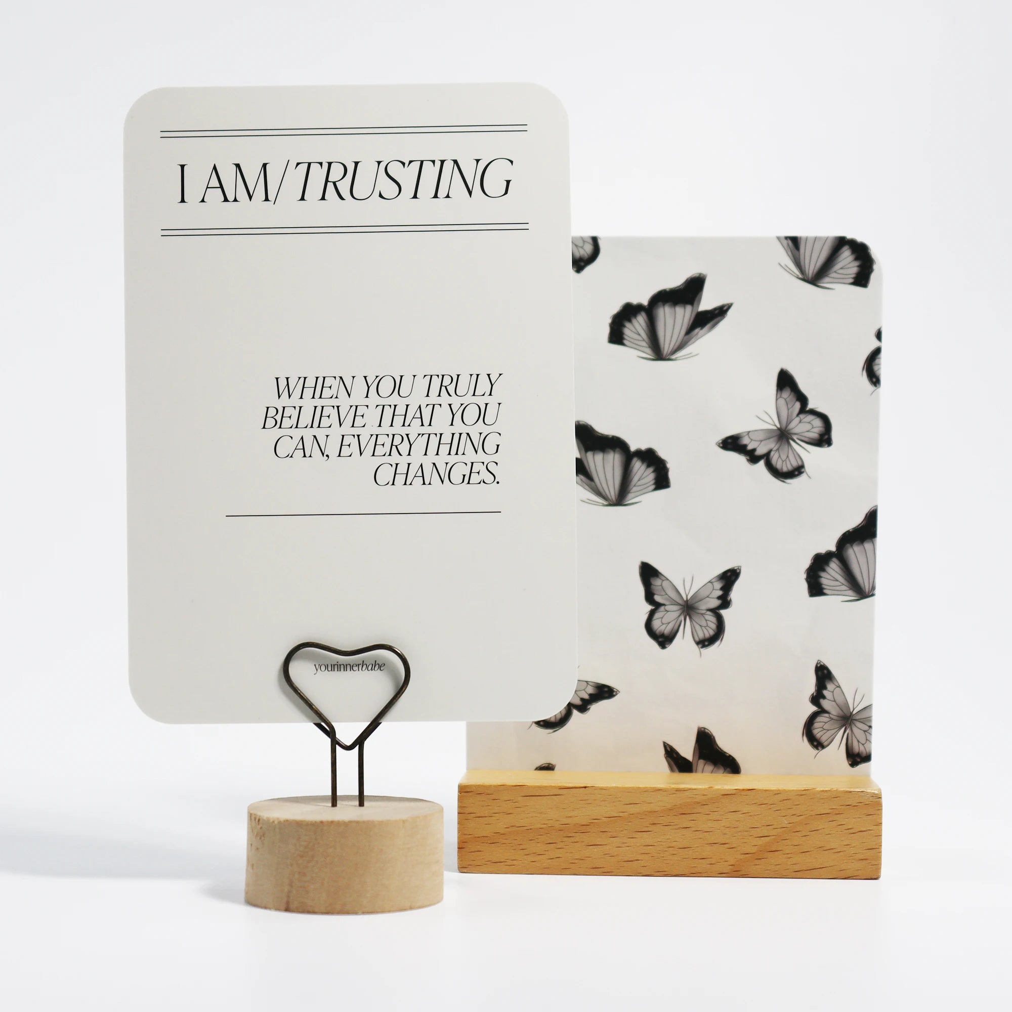 Custom-Printed Positive Mindfulness Self-Care Affirmation Playing Cards Inspirational Mental Health Deck Stand Game Play Paper