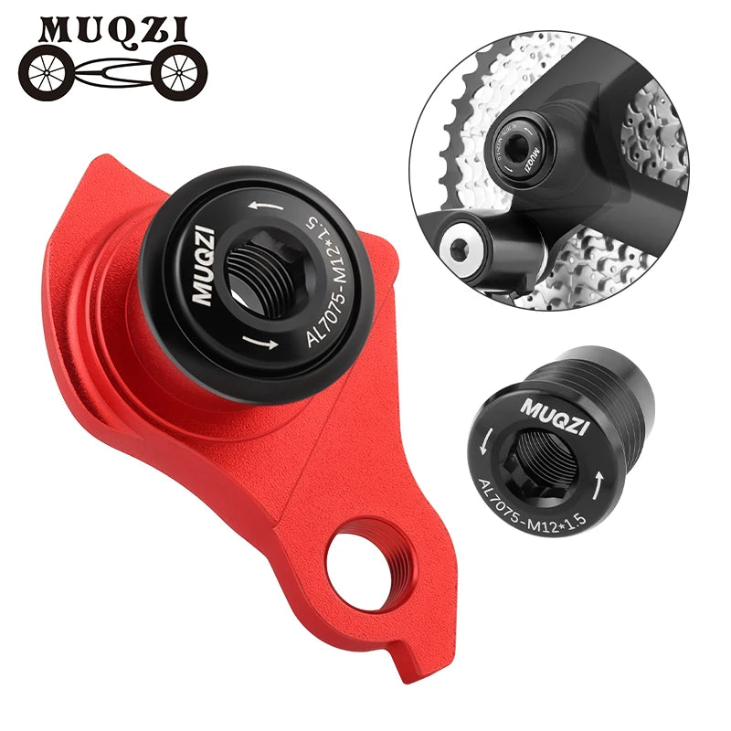 MUQZI Bike Frame Rear Hanger M12x1.0 M12x1.5 Bicycle Gear Derailleur Hanger for Sram UDH Cycling Parts
