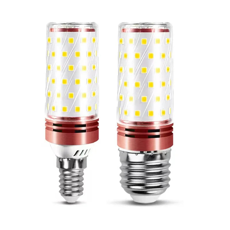 light bulb LED E14 E27 Bulb Tricolor Temperature Corn Bulb 12W 16W 18W Chandelier Bulb for Indoor Wall Light