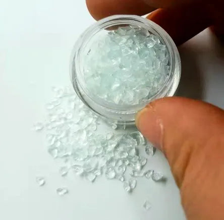 DIY Plastic 1000g/Bag Clear Acrylic Gemstone Chunks 2mm Size Faux Acrylic Diamonds Caviar Chunks Loose Beads Glass Crystal