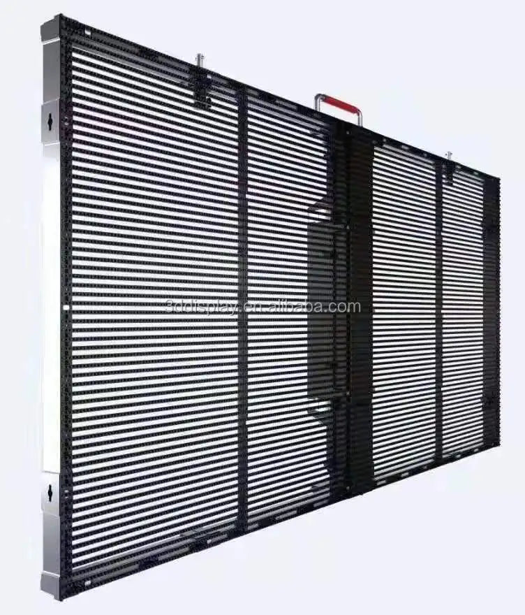 P3.91 Indoor Outdoor Window Advertising Led Billboard Clear Glass Led Screen Transparent Glass Video Led Display MegaBDM