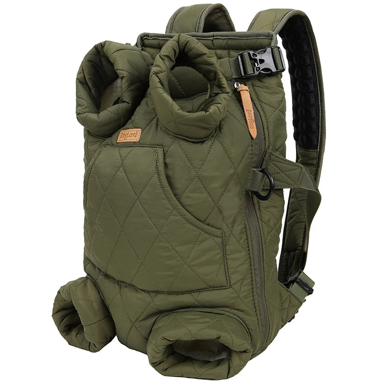 Pet carrier bag Cozy Pet Dog Carrier Backpack Classic Style Large and Small Sizes with Adjustable Features for Winter Travel and Hiking
