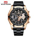2025 Top Brand Luxury Fashion Men's Sports Watch Luminous Hands Waterproof Wrist Watch Calendar Quartz Dial Alloy Case Watch