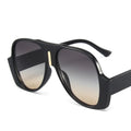 OMAS New Ladies Designer Sunglasses with Big Frame Funny Hip-Hop Shades Glasses for Women PC Frame