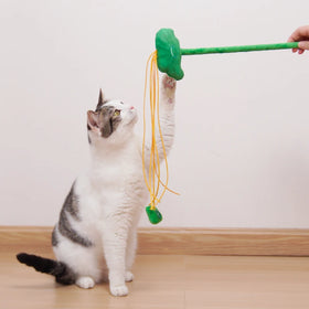 Manufacturer Wholesale Plush Cat Teaser Stick Product