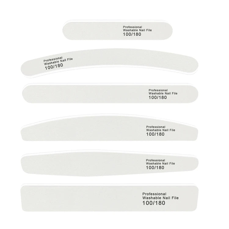 Small MOQ Custom Logo 100/100 Grit Nail Files Professional Nail File Girly Nail Files