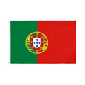 Ready Stock 100% Polyester Flying Style Double Sided Portugal Portuguese Republic Flag 3x5 Ft Pantone Color Soft Decoration Use