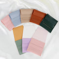 CSMD Chinese Manufacturer 8x8cm Customization Jewellery Packaging Wholesale Envelope Flap PU Leather pink Gift Necklace Dust Bag