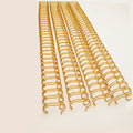 Stationery Factory Colorful Double Twin Spiral Loop Wire Binding Metal Spiral Loop Double Wire Binding for Book Binding